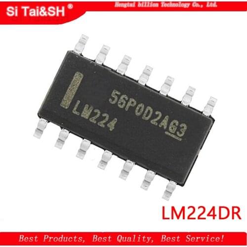 10pcs LM224DR SOP-14 LM224 SOP14 LM224D 224DR SOP