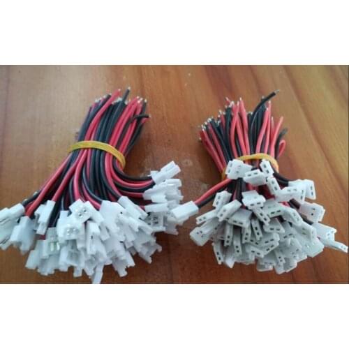 20pcs hubsan x4 h107 3.7v battery power cord line hot sale ,female line ,male line (wholesale offer)