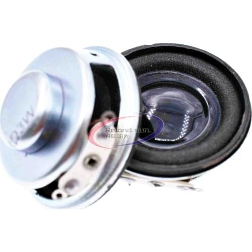 2PCS A lot Acoustic Speaker 4 Ohm 3W 40MM Speaker 36MM External Magnetic Black Hat PU Edge Acoustic Components