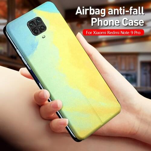 Watercolor Colorful Gradient Phone Cover For Xiaomi Redmi Note 9 Pro 3D Clouds Flip Wallet Leather For Redme Note9 9Pro 6.67"