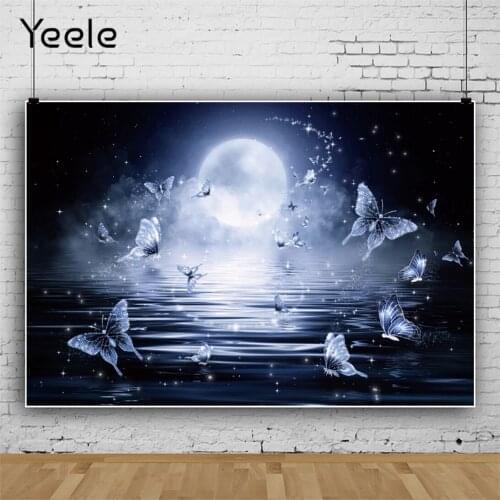Yeele Photocall Dreamlike Backdrop Baby Shower Moon Butterfly Wonderland Photophone Room Background Photography For Photo Studio