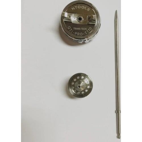 GTI Nozzle Kit 1.3/1.8mm Spray Gun Nozzle Kit Nozzle Needle And Nozzle Cap T110 / TE20 Nozzle Cap Air Spray Gun Repair Parts