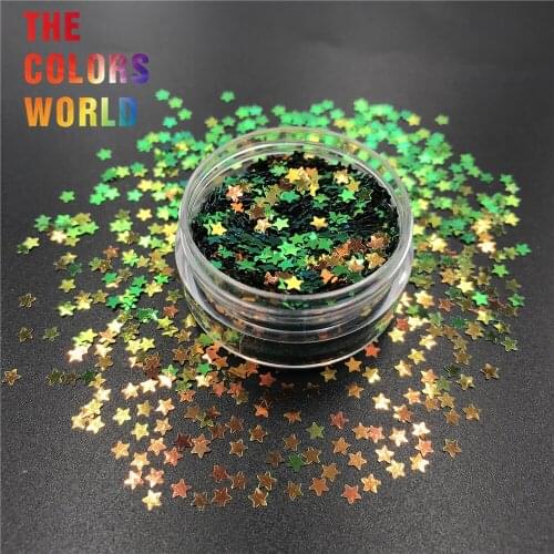 TCT-355 Chameleon Color Star 3MM Nail Glitter Nails Art Decoration Makeup Tattoo Tumblers Crafts Festival Accessories Suppliers