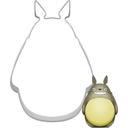 Cute Totoro Cake Mould for Fondant Confectioner Biscuit Stamp Cookie Cutter Tools Form Stainless Steel Metal Bakeware
