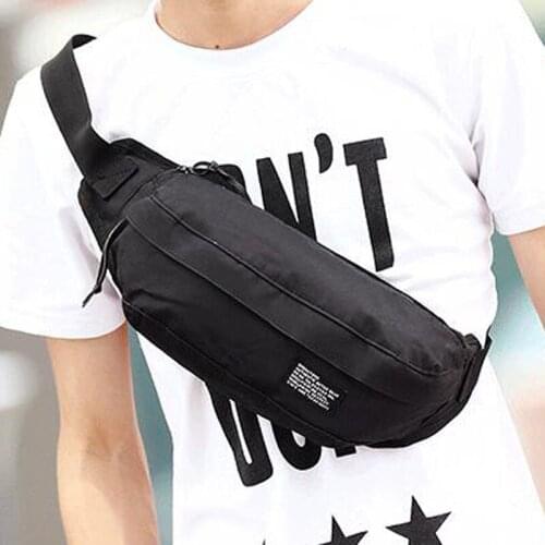 Men Nylon Sling Chest Bag for Men Fanny Pack Waist Bag Hip Bum Belt Cross Body Messenger Casual Shoulder Pouch Purse new