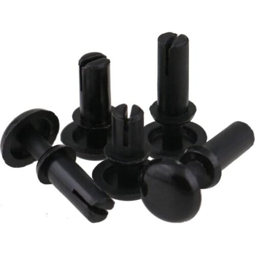 50pcs/lot R4050- R6080 Type Nylon Rivets Black Plastic Nylon Rivets