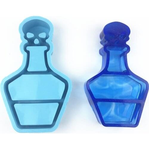 Bottle Shaped Organizer Rack Epoxy Resin Mold Jewelry Makeup Storage Box Shelf Display Stand Tray Silicone Mould DIY Crafts Home