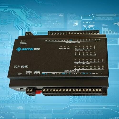 12DO relay output 16DI switch input RJ45 Ethernet TCP module Modbus controller / 508K