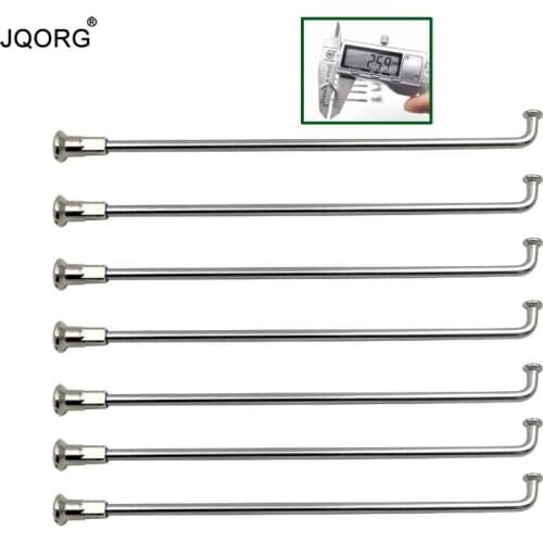 12 K Diameter 2.6 mm Electric Bike Spokes Material 304 Stainless Steel Polishing Surface J-bend Sliver Color E-bike Wheel Spokes