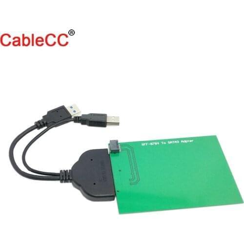 Ssd Adapter Cablecc Cy To Sata 22pin 2.5\" Disk Usb 3.0 Card Risk Wd5000mpck Sff-8784 Express
