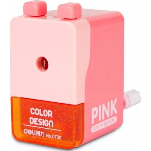 DL Effective 0739 pencil sharpener students pencil Daoshou cute shake sharpener stationery Teaching equipment for office