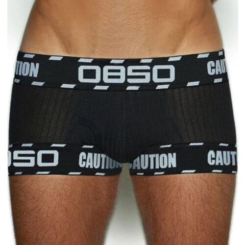 0850 Sexy Mens Underware Cotton Boxers Shorts Homme Men Panties Penis Pouch Breathable Man Boxer Underpants Low Waist BS3104