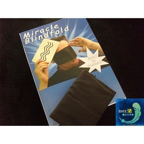 1pcs Miracle Blindfold see through blindfoldclose up street stage props Magic Tricks mentalismo juegos de magia 83147