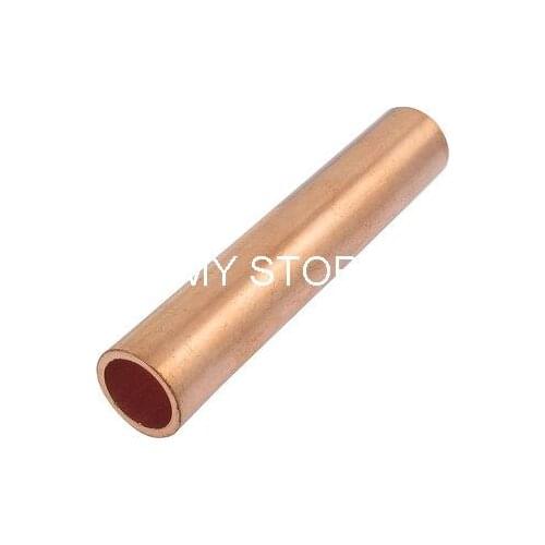 12mm Inner Dia. Straight Hold Wire Passing Copper Connection Tube GT-G-70