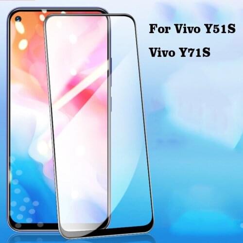 3D Full Glue Tempered Glass For Vivo Y51S Full Cover 9H film Explosion proof Screen Protector For Vivo Y71S