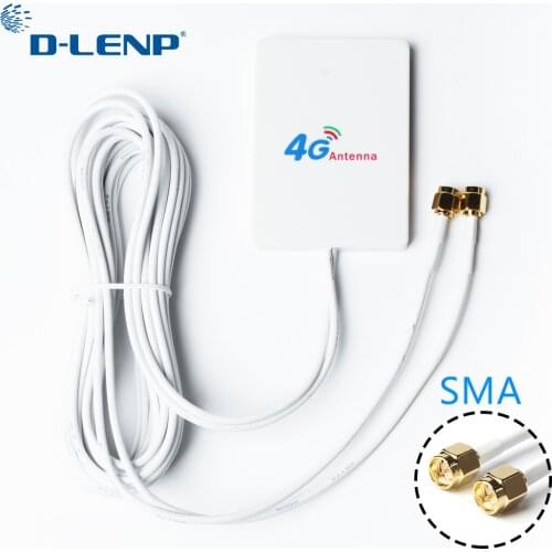 4G LTE Antenna 3G 4G External Antennas SMA Connetcor for Huawei WiFi Rotuter 3G 4G LTE Router Modem Aerial with 3m cable