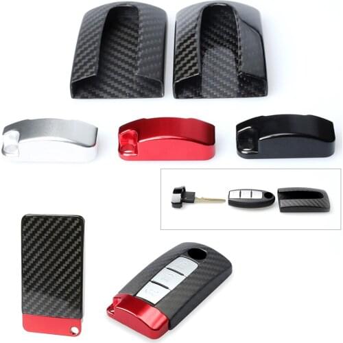 Car Remote Key Case Fob Shell Cover for Nissan Altima GTR Juke Maxima Murano Note Quest Frontier /For Infiniti etc Carbon Fiber