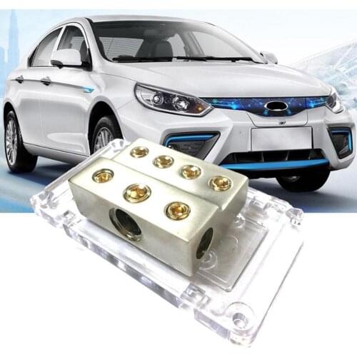 Car audio amplifier modified pure copper one point four output junction ground splitter box four/one hub box U2R2