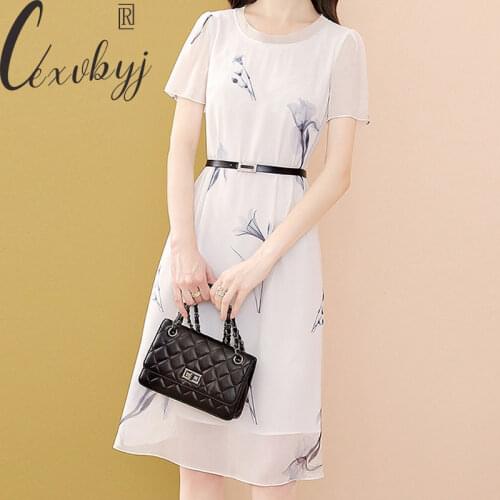 Cexvbyj White Summer Dresses
