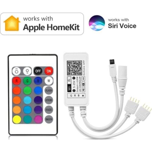 RGB Controller Tuya Smart Life WIFI Smart Control for RGB LED Strip Light Apple Homekit Siri Voice work with Alexa,Google Home