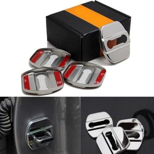 For N/issan door lock stainless steel lock cover 07-15 Livana 08-16 Qashqai Car door lock