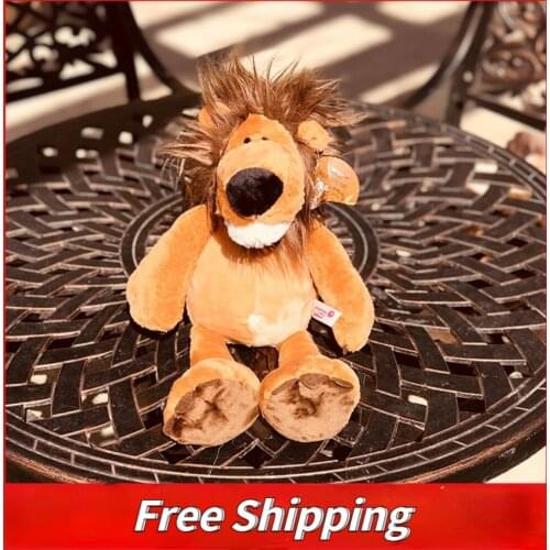 Lion Elephant Giraffe Monkey Stuffed Plush Doll Jungle Series Stuffed Animals Toys 25cm 35cm Kids Newborn Baby Children Gifts
