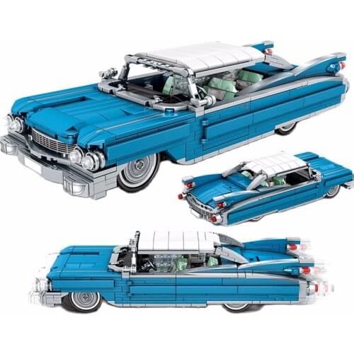 City MOC Pull Back Racing Car Building Blocks Creator technical Supercar Classic Sport Vehicle Bricks Toys for Children Gift