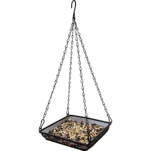 Bird Feeder Creative Vintage Garden Villa Balcony Decoration Hanging Retro Round Square Cat Shaped Food Bowl Tray Plate