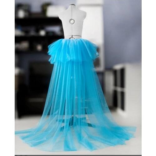 Short tutu skirt tulle skirt train Bridal skirt Full skirt Ball gown skirt Wedding skirt Flowing skirt Maxi skirt Prom skirt