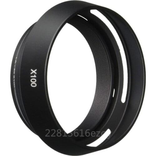 Metal Lens Hood Lens Filter Adapter for Fuji Fujifilm X100 X100S X100T