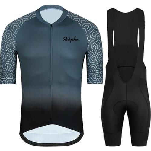 Ralvpha 2021 New Cycling Clothing Road Bike Wear Racing Clothes Quick Dry Mens Cycling Jersey Set Ropa Ciclismo Maillot
