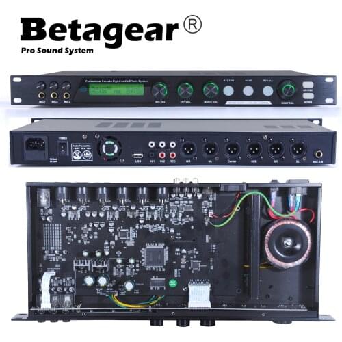 Betagear Profesional K16 Audio effects ktv preamplifier karaoke stage sound system equipment procesador audio musical instrument