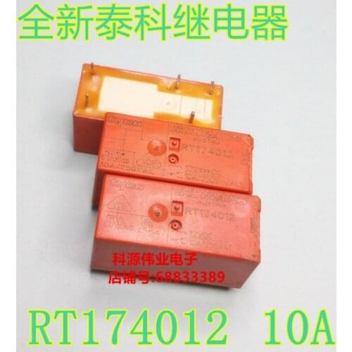 RT174012 12VDC Relay 12V 10A 5PIN RT174012