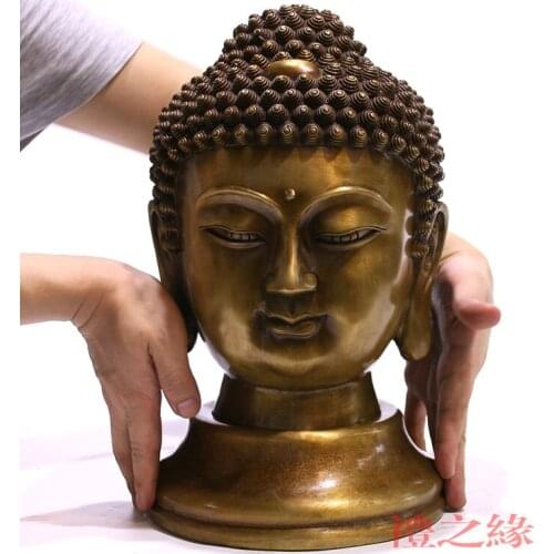 900 ## 34CM large # bless HOME Safety Health luck Talisman #office shop efficacious Protection Tibetan Buddhism Buddha statue