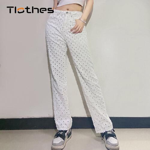 Женские свободные джинсы Tlothes China At AliExpress