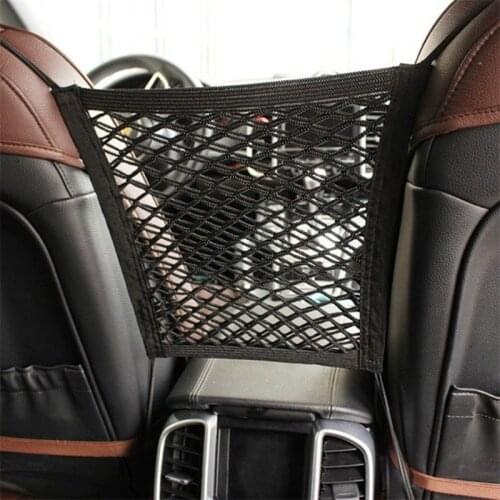 Universal Storage Rear Seat Back Stowing Tidying Auto Accessories Travel Pocket Bag Network Mesh Trunk Car Organizer Net Goods