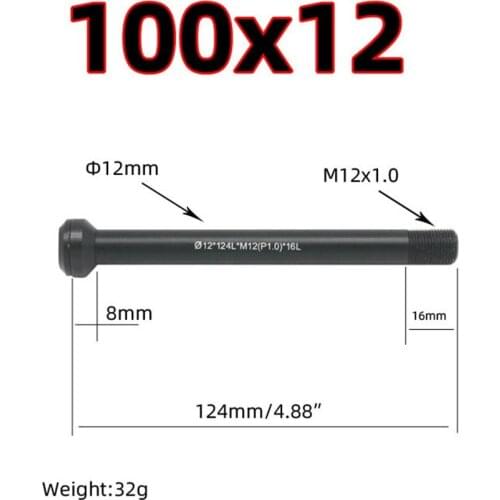 Bike Bicycle Thru Axle Lever 100/142/148x12mm For Boost BMC Cube GHOST S-Works Cycling Bike Hub Tube Shaft Skewers Accessories