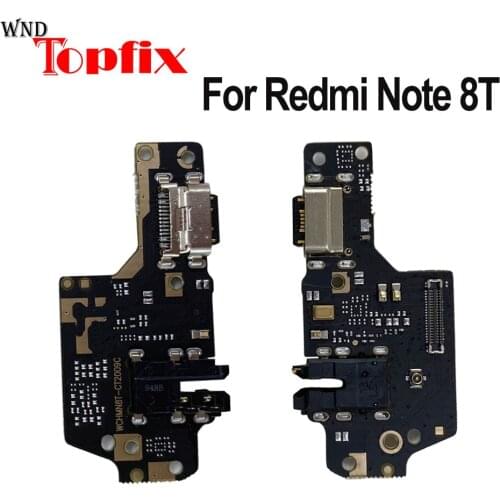 100% Tested For Xiaomi Redmi Note 8T Charging Port Connector Board Parts Flex Cable