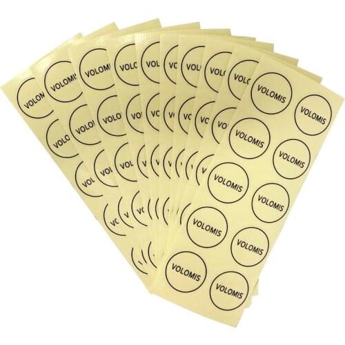 1000pcs wholesale transparent round bronzing VOLOMIS sealing sticker decorative diy album scrapbooking Gift packaging/envelope