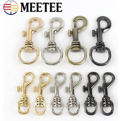5Pcs Metal Buckles Dog Collar Bag Buckle Keychain Trigger Lobster Clasps Handbag Strap Swivel Snap Hooks DIY Bags Accessories