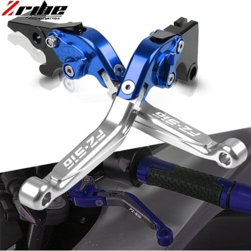 CNC Motorcycle Accessories Adjustable Folding Extendable Brake Clutch Levers For YAMAHA FZ16 FZS16 FAZER16 FZS 16 2008 2009-2018