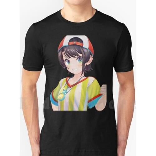 Oozora T Shirt Men Cotton Cotton S - 6Xl Hololive Vtuber Anime Hololive Hololive Hololive Inugami Korone Kiryu Coco Shirakami