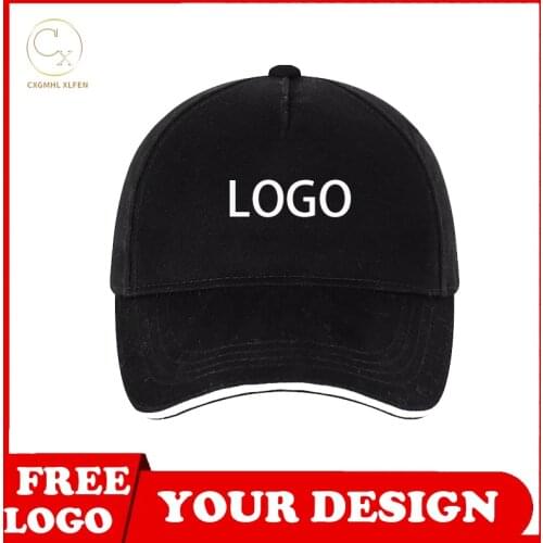 Multicolor golf caps, baseball caps, peaked caps, sports sunshade, pure cotton, five-piece air holes, high-end custom logo hats