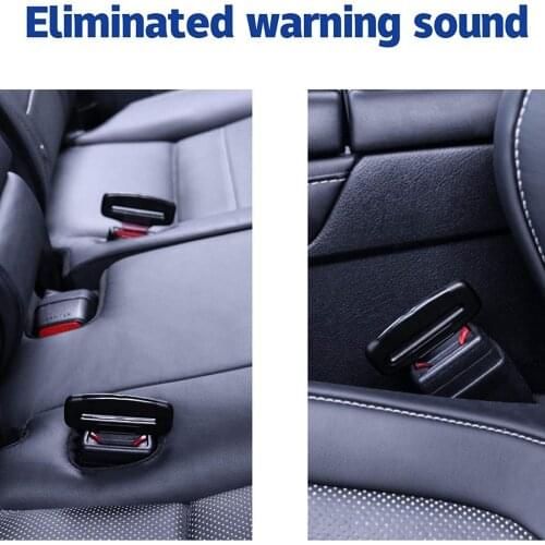Fashionable Car Seat Safety Belt Buckle Belt Clip Silencer Metal Tongue