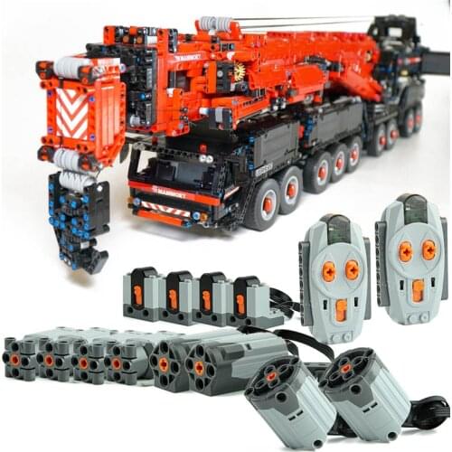 NEW Power Mobile MOC-20920 Liebherres LTM11200 Large Engineering Crane Remote Control Building Blocks Toys Boy Gifts