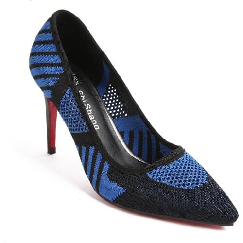 New age season fashion pointed high heel with shallow mouth size size 32, 18313-46 lazy shoes
