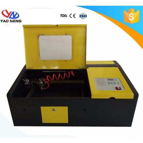 Yao Neng 40w 3020 Portable Co2 Laser engraver Mini laser cutter Cutting Plywood Acrylic Nonmetal Materials