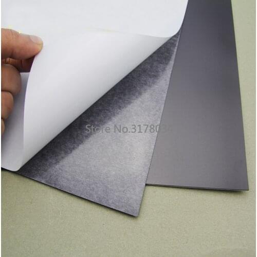 Self adhesive soft rubber Magnetic Inkjet Print Sheet board For Spellbinder Dies/Craft Strong Flexible Fridge Magnet 297x210mm