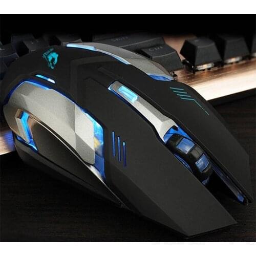 LED Wireless Optical Gaming Mouse Rechargeable X7 High Resolution Mouse