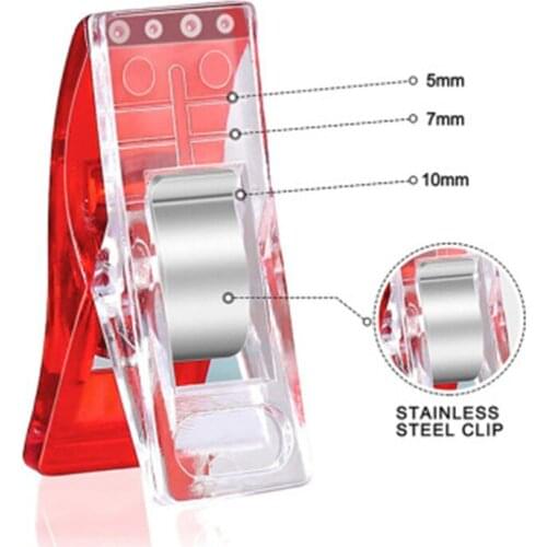 10 Pieces Axe Clip Binding Clip New Style Patchwork Sewing Plastic Clip Positioning long tail clip